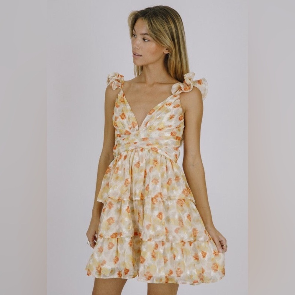 Storia Floral Mini Dress NWT Size S